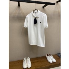 프라다 남성 피케 반팔 폴로 셔츠 001-256690
