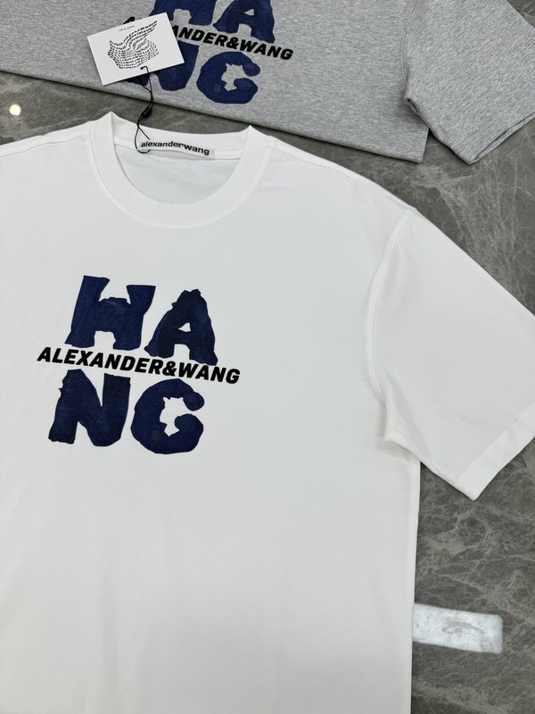 알렉산더왕 HANG 로고 면 티셔츠 001-256746
