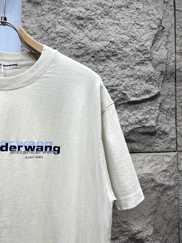 알렉산더왕 오버사이즈 레터 프린트 반팔 티셔츠 001-256827