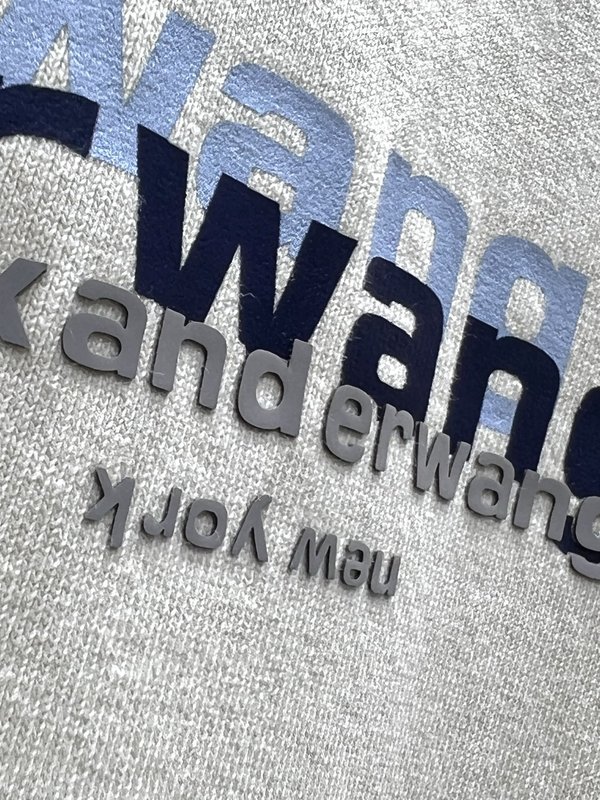 알렉산더왕 오버사이즈 레터 프린트 반팔 티셔츠 001-256827