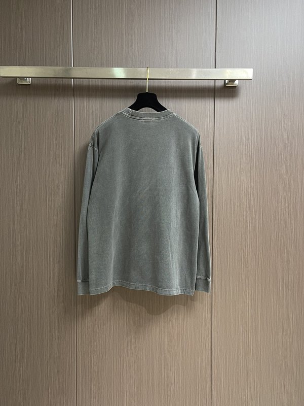 알렉산더왕 로고 엠보싱 긴팔 티셔츠 001-256835