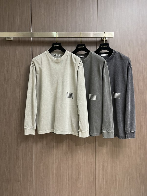 알렉산더왕 로고 포밍 긴팔 티셔츠 001-256836