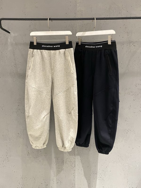 알렉산더왕 로고 스트랩 캐주얼 조거 팬츠 001-256838
