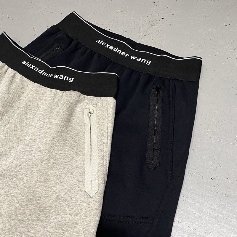 알렉산더왕 로고 스트랩 캐주얼 조거 팬츠 001-256838