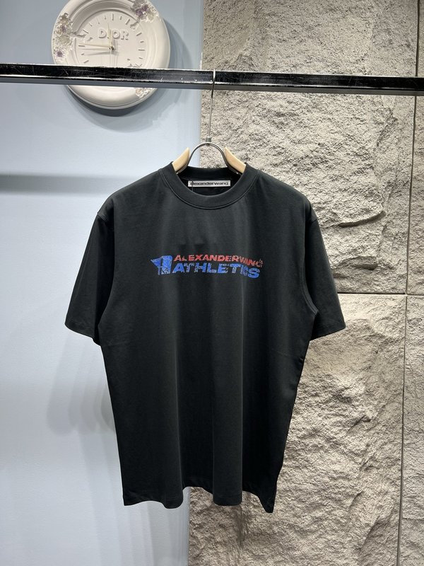 알렉산더왕 불완전 레터 프린트 반팔 티셔츠 001-256840