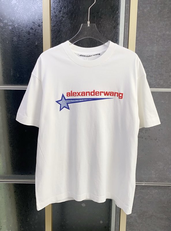 알렉산더왕 유성 스팽글 라운드 티셔츠 001-256858