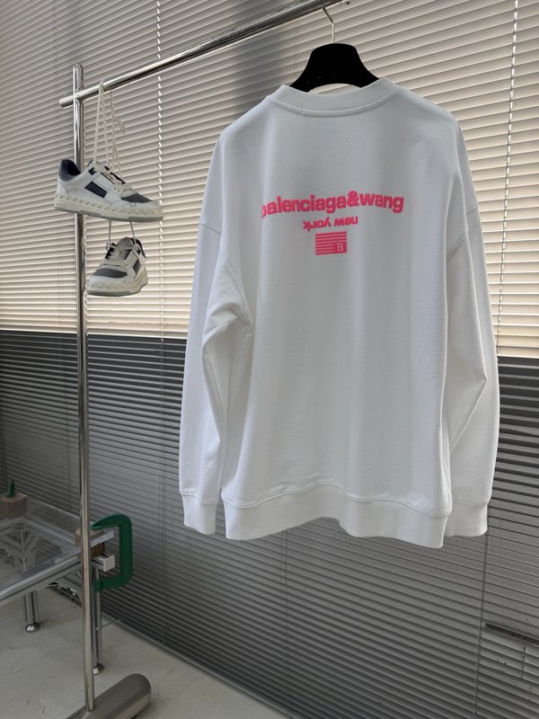 알렉산더왕 가을 겨울 라운드넥 로고 후드티 001-256868