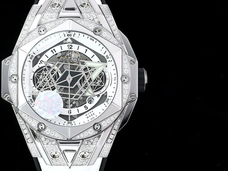 위블롯 상블루 2 세 기하학적 스켈레톤 기계식 시계 001-257340