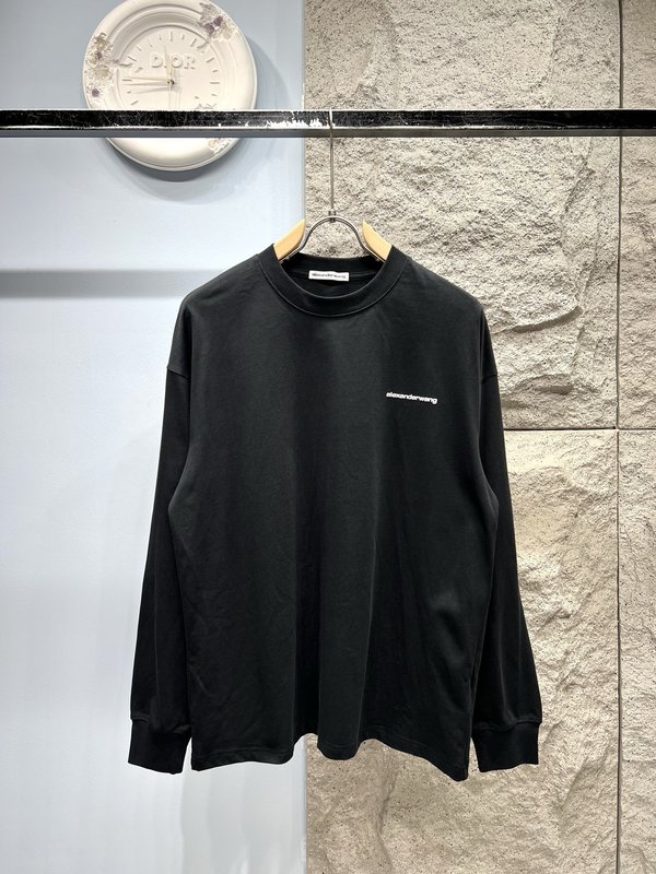 알렉산더왕 엠보싱 로고 긴팔 티셔츠 001-258043