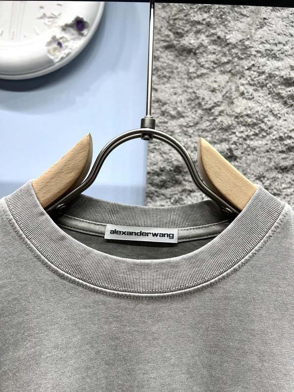 알렉산더 왕 오버랩 레터 롱슬리브 티셔츠 001-258044