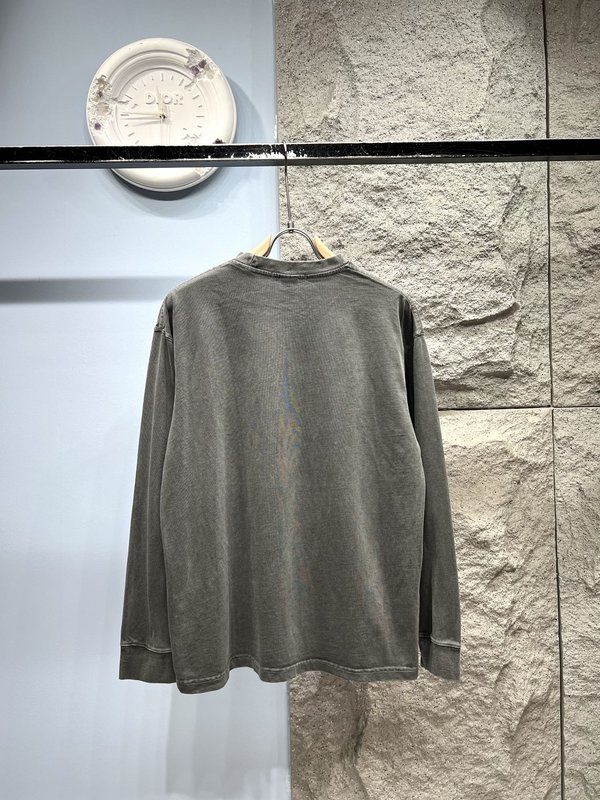 알렉산더왕 두꺼운 중첩 레터링 긴팔 티셔츠 001-258045