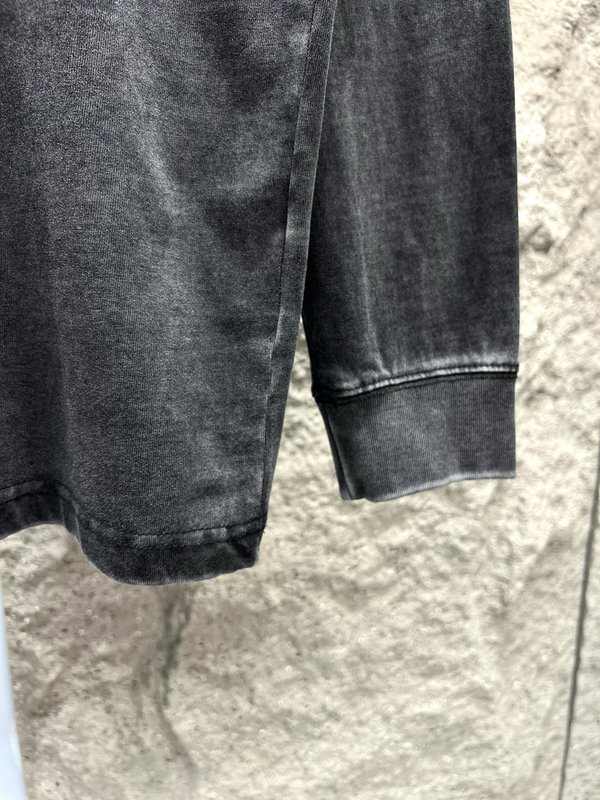 알렉산더왕 두꺼운 중첩 레터링 긴팔 티셔츠 001-258047