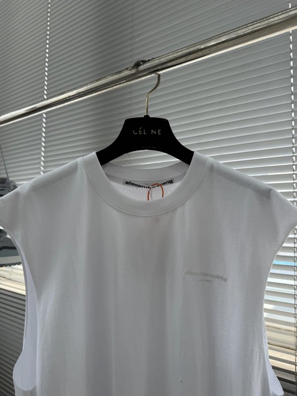 알렉산더왕 로고 자수 민소매 조끼 001-258057