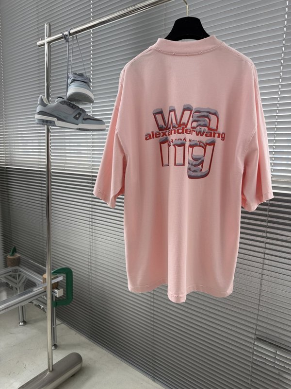 알렉산더왕 아이스 프린팅 오버핏 반팔 티셔츠 001-258062