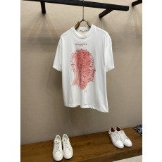 알렉산더왕 레드 프린팅 루즈핏 반팔 티셔츠 001-258091