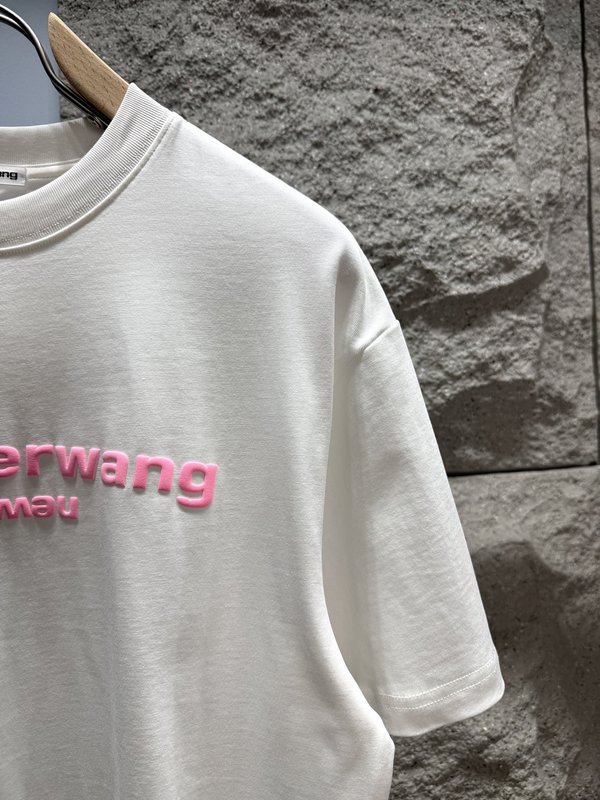 알렉산더왕 폼 레터 반팔 티셔츠 001-258106