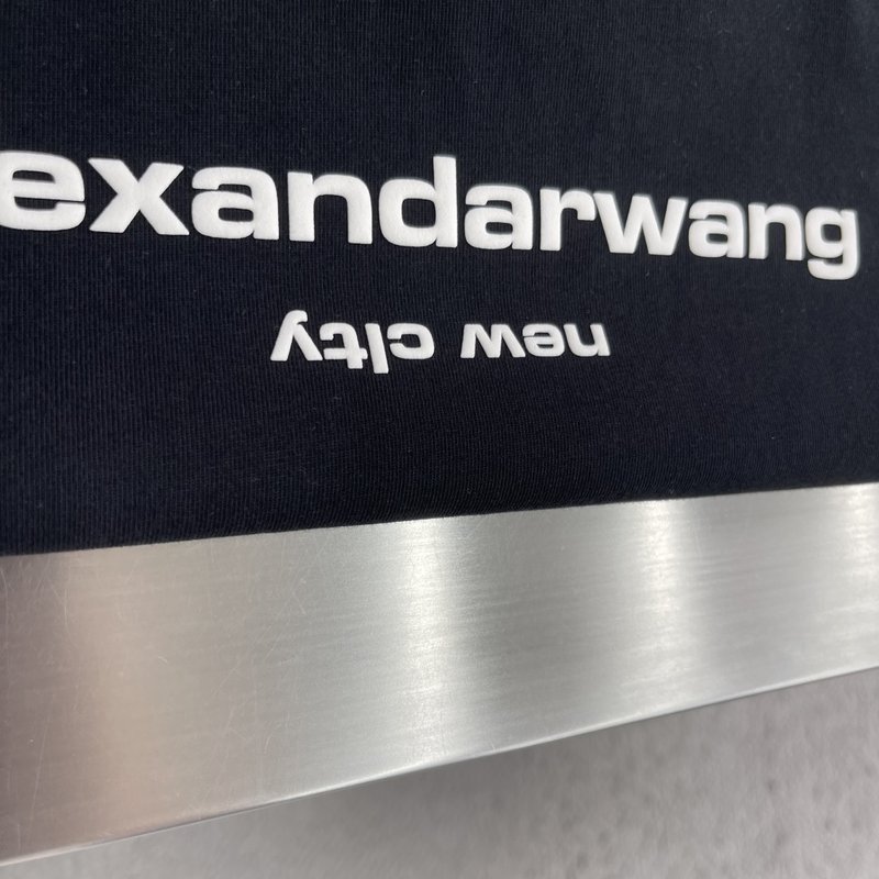 알렉산더왕 로고 코튼 반팔 티셔츠 001-258110