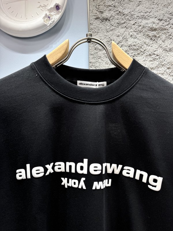 알렉산더왕 폼 레터 반팔 티셔츠 001-258117