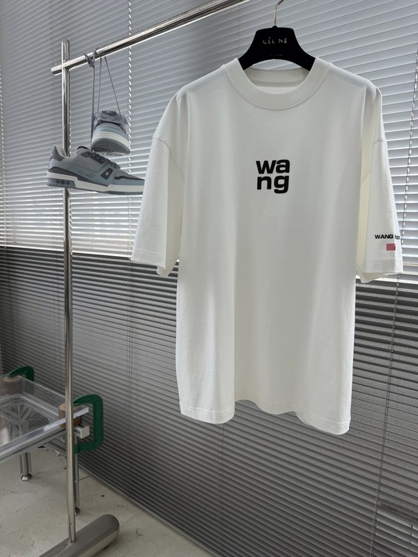 알렉산더왕 폼프린팅 면 반팔 티셔츠 001-258119