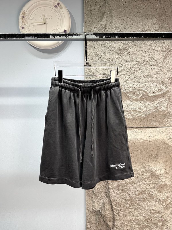 알렉산더왕 자수 로고 루프백 쇼츠 001-258123
