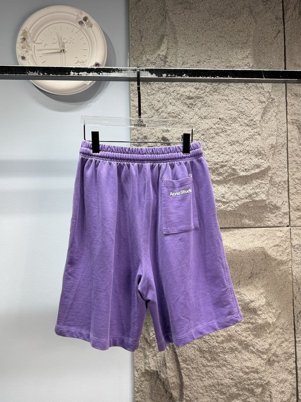 알렉산더왕 자수 로고 루프백 쇼츠 001-258125