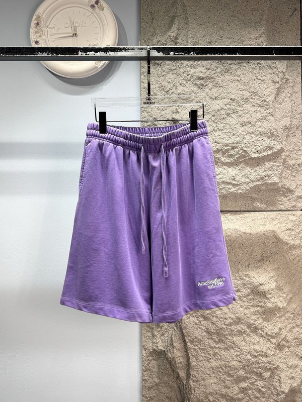 알렉산더왕 자수 로고 루프백 쇼츠 001-258125