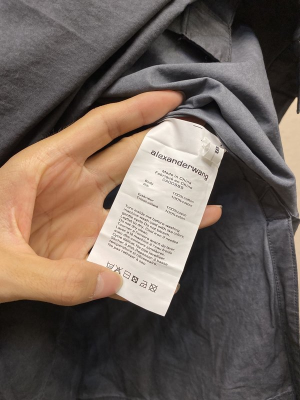 알렉산더왕 워싱 처리 숄더 셔츠 001-258129