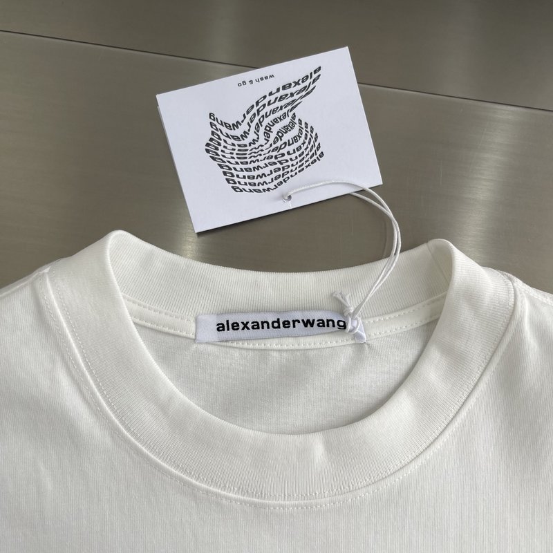 알렉산더왕 더블 펀 코튼 루즈핏 티셔츠 001-258130