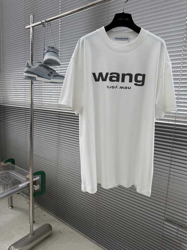 알렉산더왕 더블 펀 코튼 루즈핏 티셔츠 001-258130