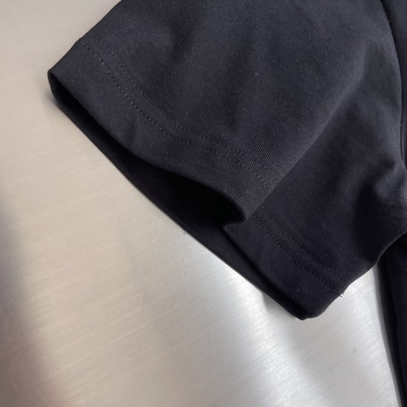 알렉산더왕 로고 자수 면 반팔 티셔츠 001-258134