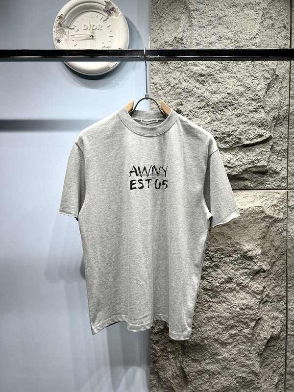 알렉산더왕 그래피티 로고 반팔 티셔츠 001-258138
