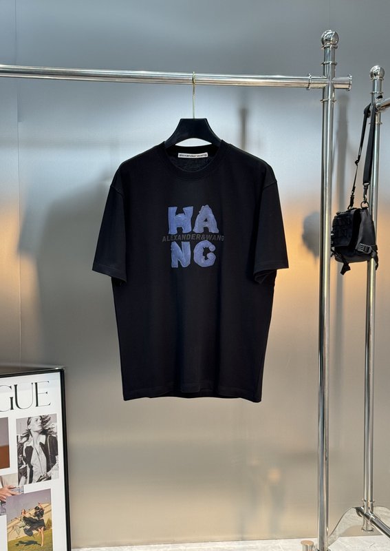 알렉산더왕 HANG 로고 프린팅 면 티셔츠 001-258145