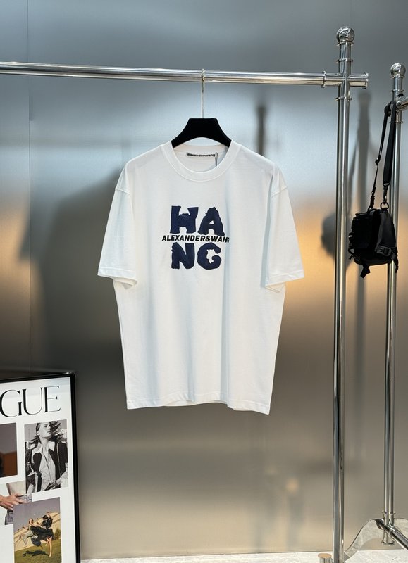알렉산더왕 HANG 로고 프린팅 면 티셔츠 001-258146
