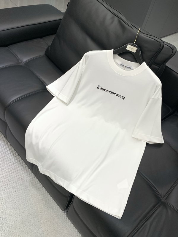 알렉산더왕 패션 라운드넥 반팔 티셔츠 001-258154