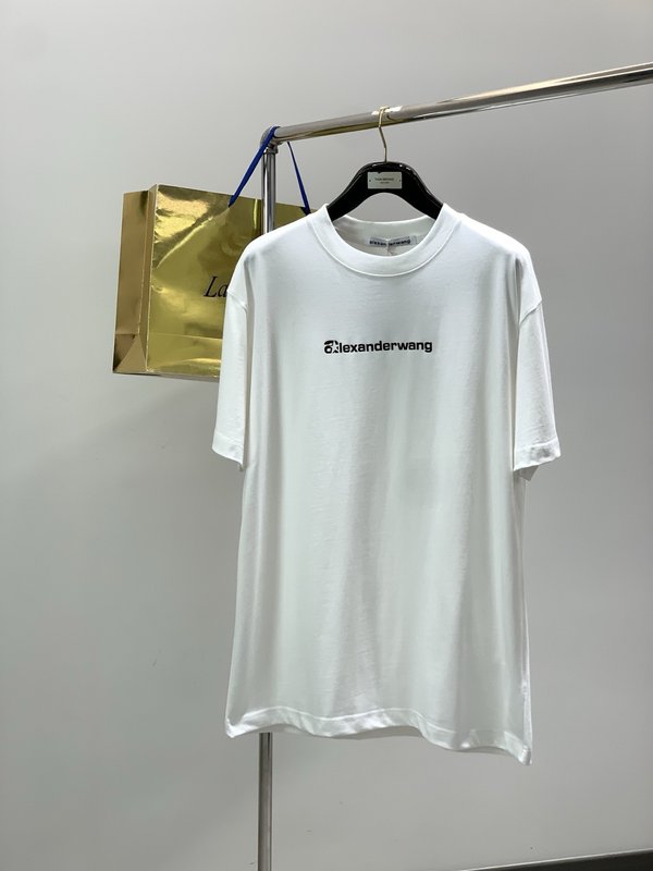 알렉산더왕 패션 라운드넥 반팔 티셔츠 001-258154