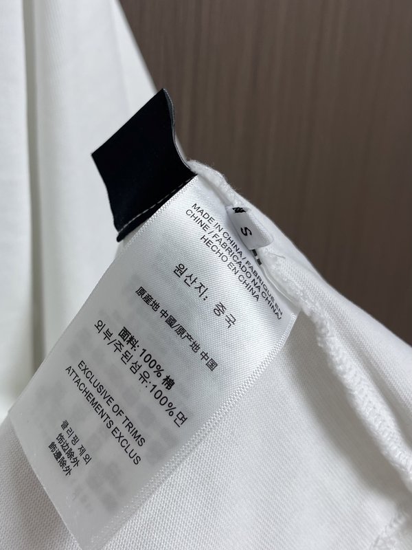 알렉산더왕 백면 일러스트 프린팅 오버핏 반팔 티셔츠 001-258159
