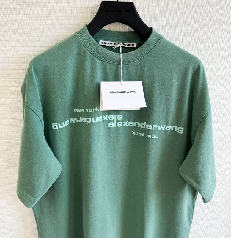 알렉산더왕 발포 프린팅 빈티지 티셔츠 001-258165