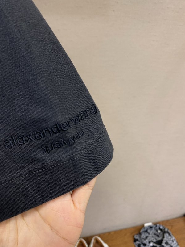 알렉산더왕 아이스 프린트 스팽글 반팔 티셔츠 001-258169