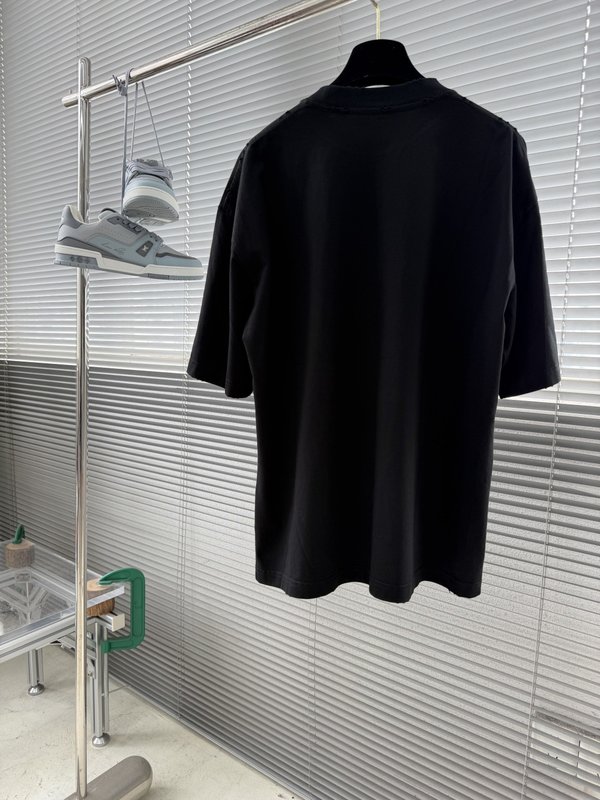 알렉산더 왕 레터 프린트 반팔 티셔츠 001-258177
