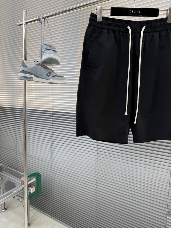 알렉산더왕 로고 자수 속건 5 부 반바지 001-258178