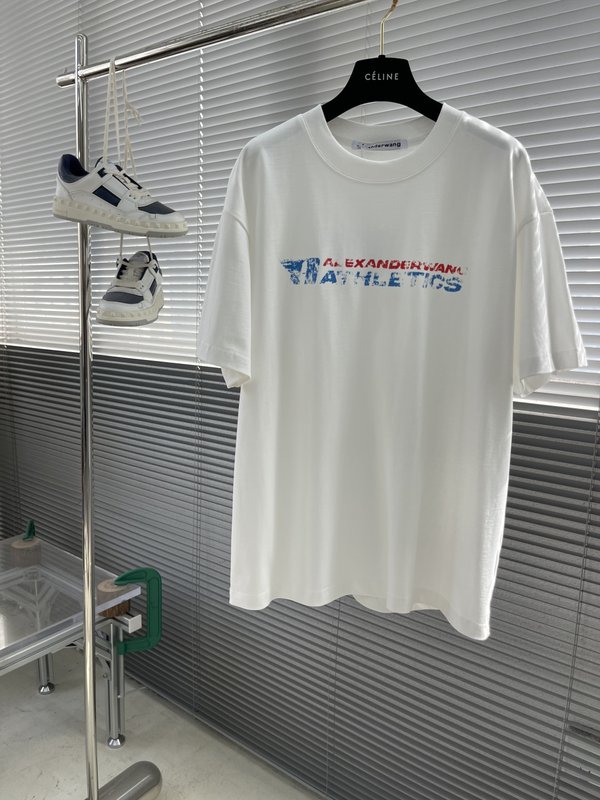 알렉산더왕 디지털 프린팅 면 라운드넥 티셔츠 001-258182
