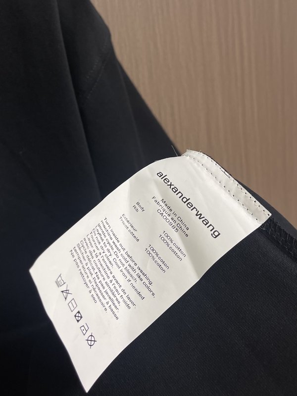 알렉산더왕 발포 프린팅 라운드넥 티셔츠 001-258184