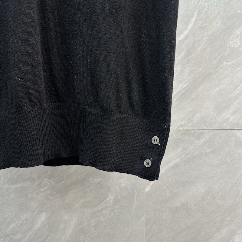 톰브라운 클래식 4 바 울 폴로 반팔 티셔츠 001-258557