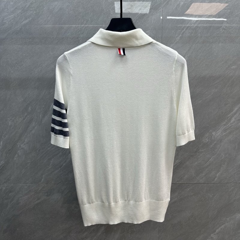 톰브라운 클래식 4 바 울 폴로 셔츠 001-258561