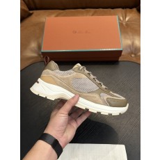 로로피아나 남성 스웨이드 캐주얼 스니커즈 001-258651