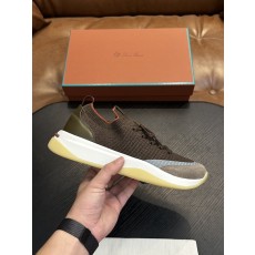 로로피아나 남성 울 피케 니트 스니커즈 001-258687