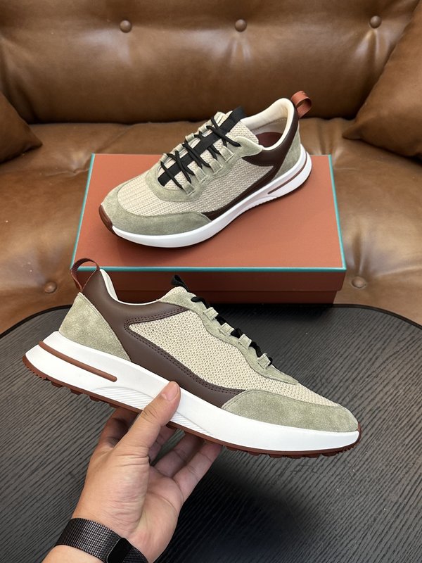 로로피아나 스타일 울 혼방 니트 스니커즈 001-258704