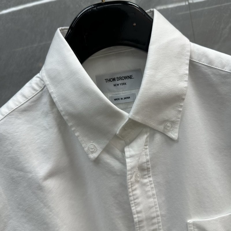 톰브라운 블랙 4 바 오xford 셔츠 001-258727