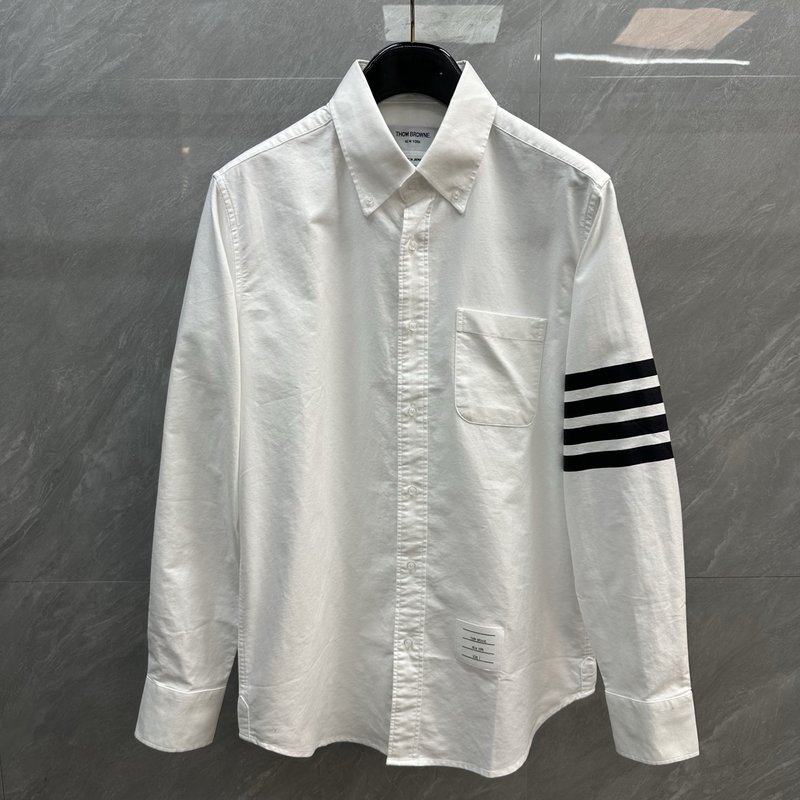 톰브라운 블랙 4 바 오xford 셔츠 001-258727