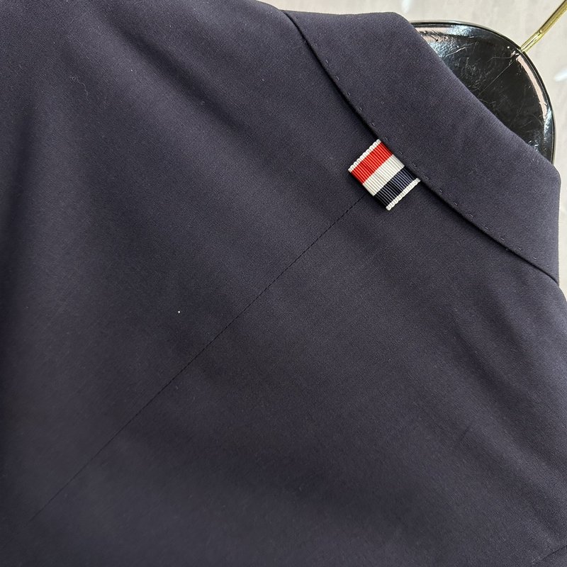 브라운 울 정장 세트 001-258748